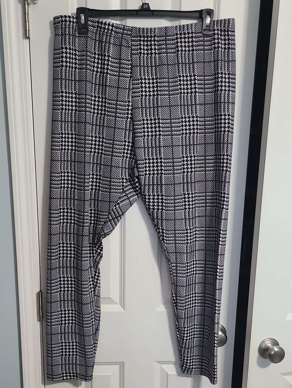 Black & White Plaid Pants